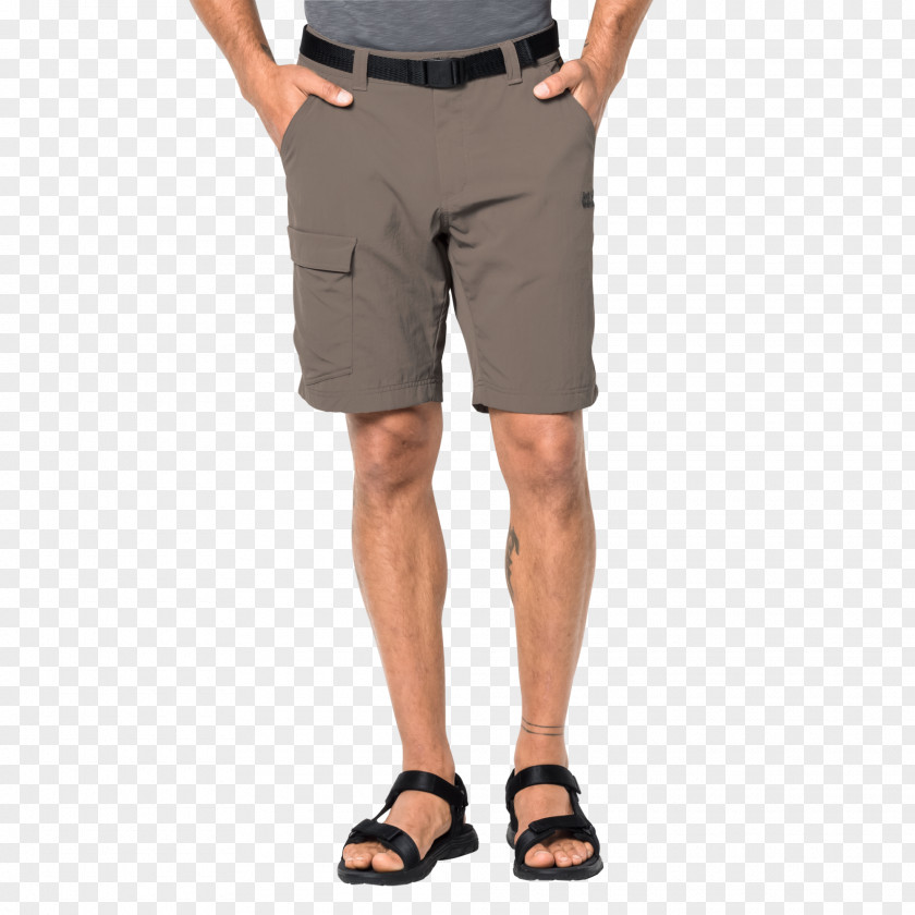 Man In Shorts Clothing Pants Jack Wolfskin Casual Attire PNG