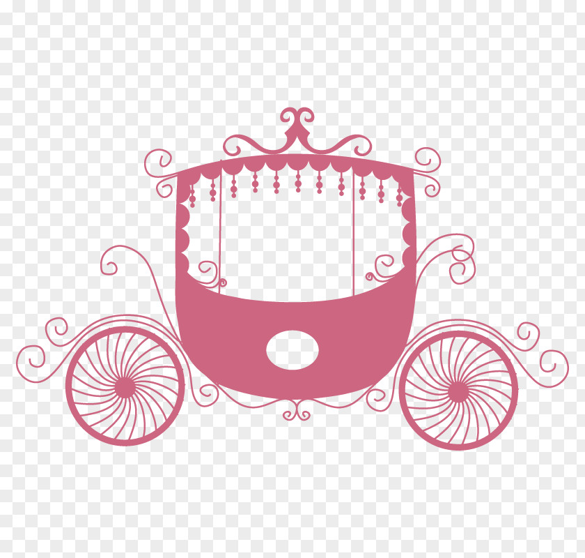 Carriage Wedding Invitation Wall Decal Sticker PNG
