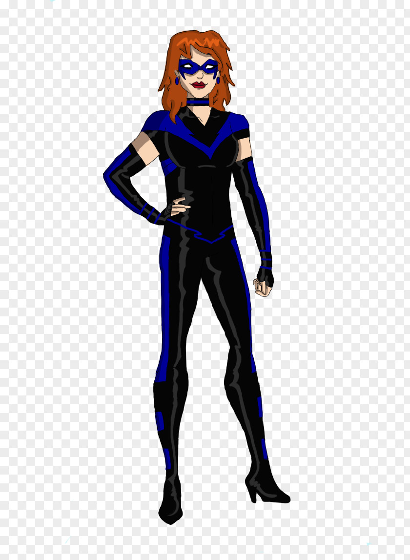 Dc Nightwing Costume Design Superhero Spandex Supervillain PNG
