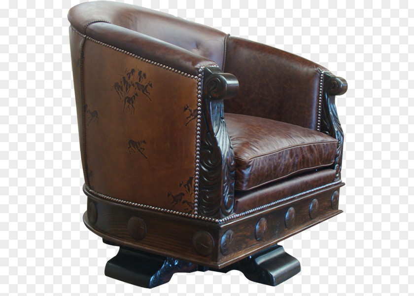 Design Club Chair Leather Couch PNG