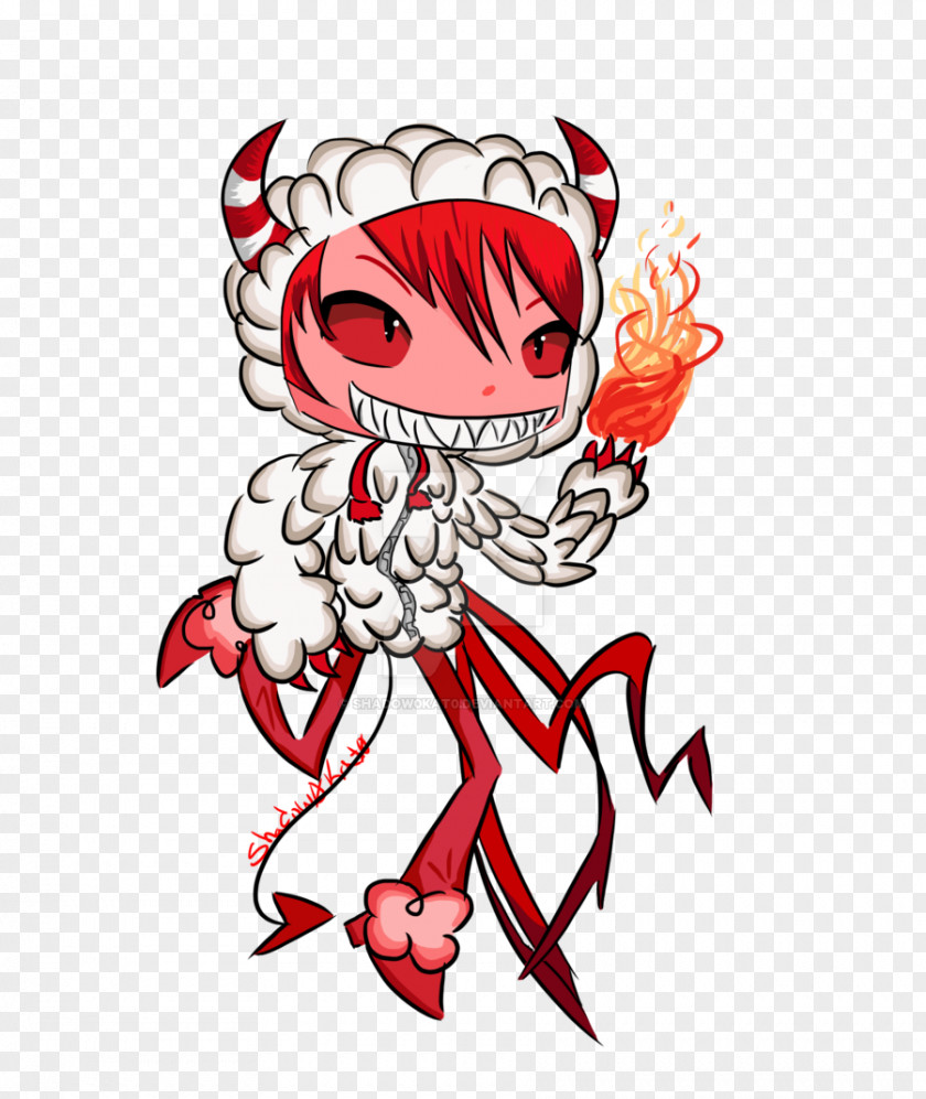 Little Devil Drawing Visual Arts Line Art Clip PNG