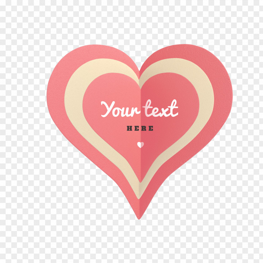Pink Heart Valentine's Day PNG