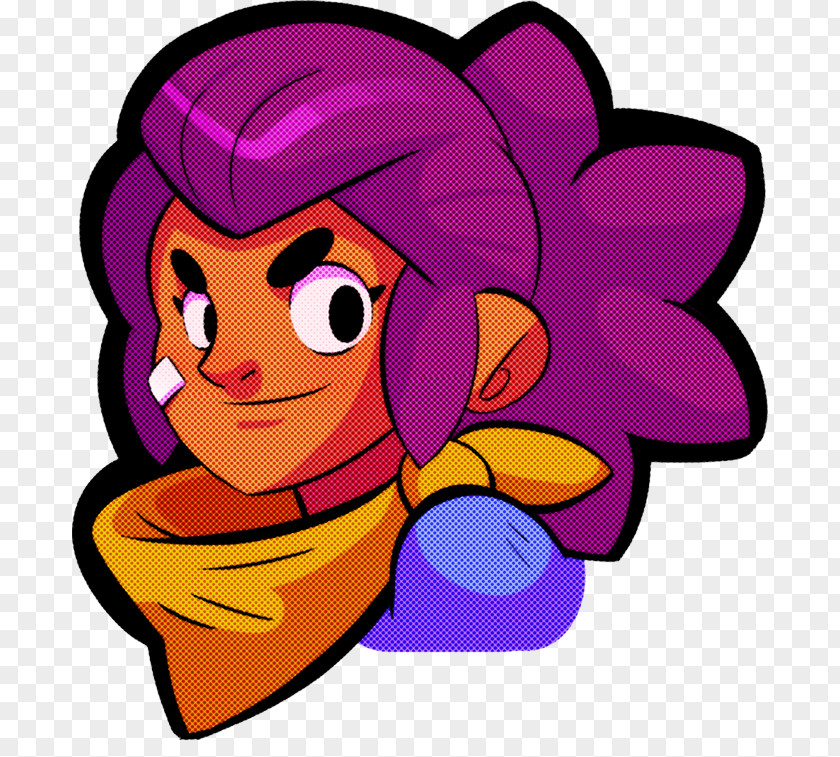 Pleased Happy Cartoon Clip Art Violet Cheek Fictional Character PNG