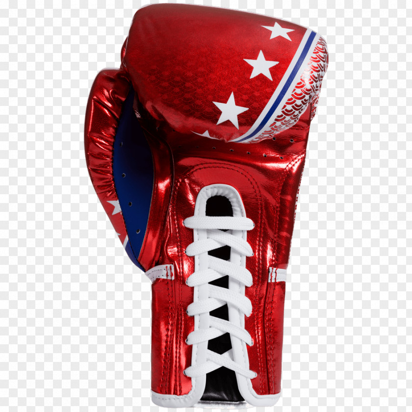 Red Lace Muay Thai Boxing Glove Sparring PNG