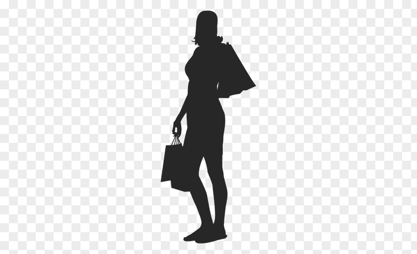 Silhouette Shopping Bags & Trolleys PNG