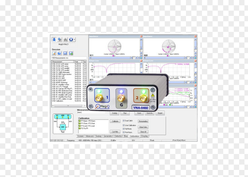 Vector Network Analyzer Electronics Analyser USB Computer PNG