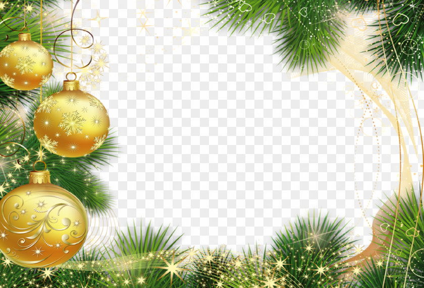 Christmas Decoration PNG New Year Card Year's Day Greeting PNG