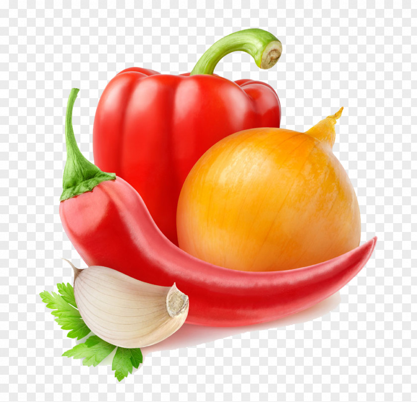 Garlic Onion Chili Picture Material Bell Pepper Cayenne PNG