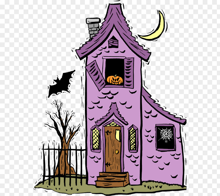 House Drawing Haunted Plan PNG