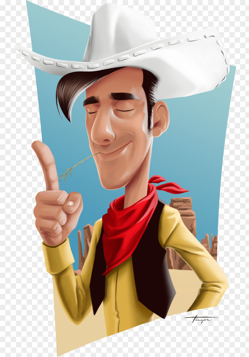 LUCKY LUKE Morris Lucky Luke Le Grand Duc Art PNG