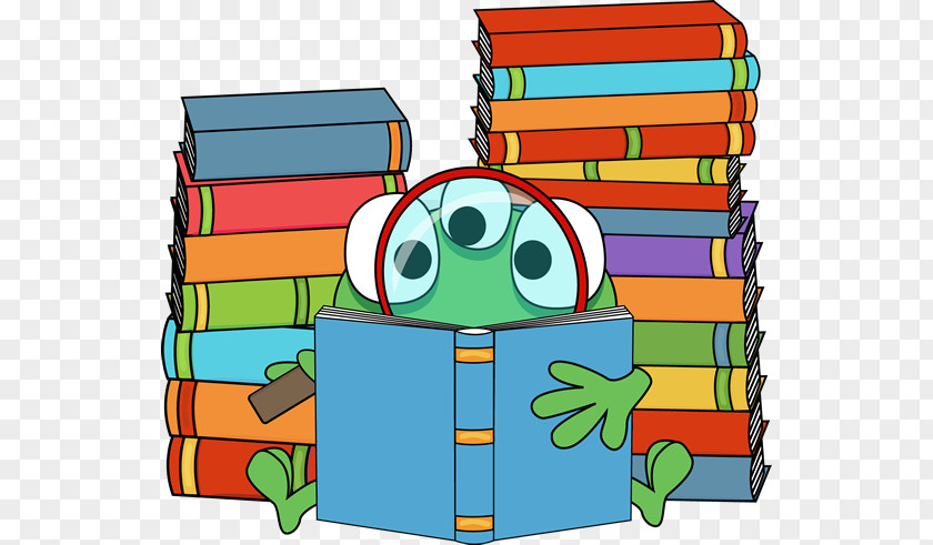 Monster Book Cliparts Student Poster Reading Sentence Teacher PNG