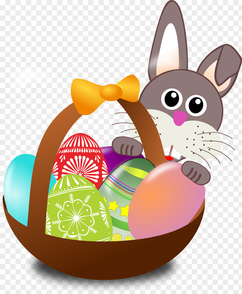 Rabbit Easter Bunny Parade Basket Egg PNG