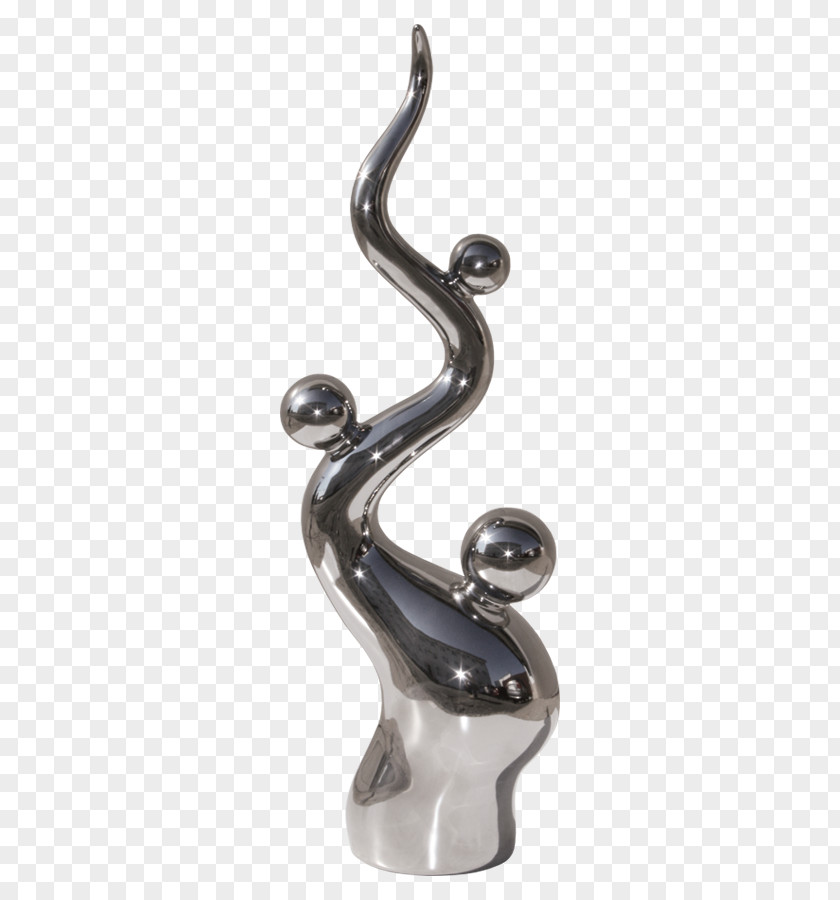 Silver Sculpture PNG