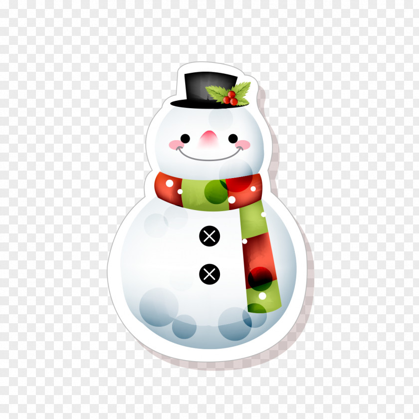 Snowman Pattern Icon PNG