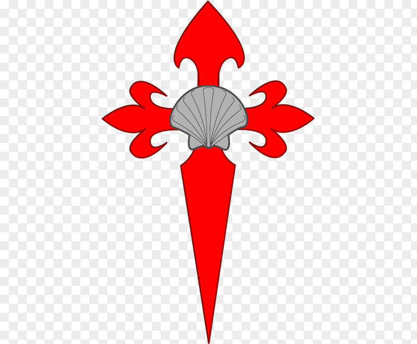 Symbol Santiago De Compostela Camino Cross Of Saint James PNG
