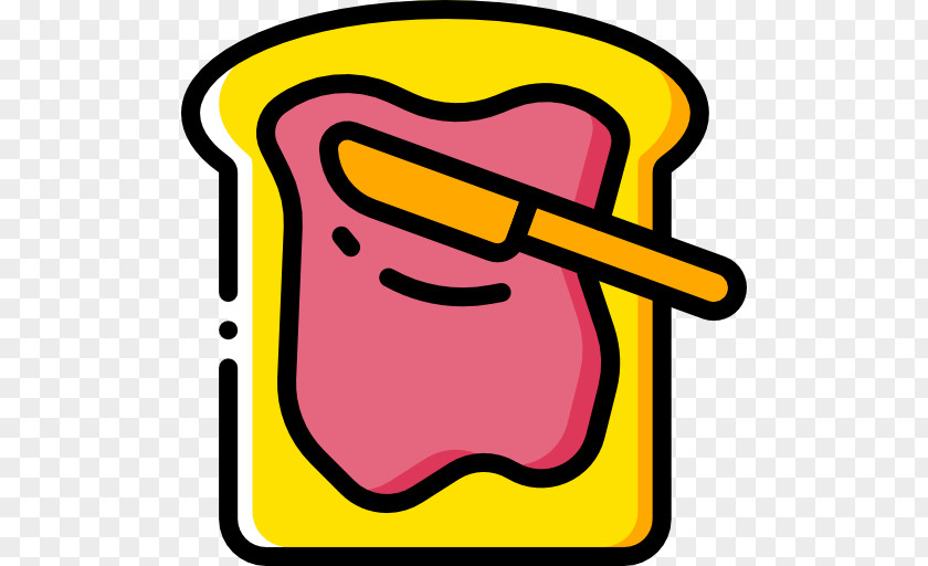 Toast Smiley Line Clip Art PNG