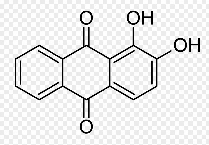 Chemistry Rubia Tinctorum Alizarin Dye Rose Madder 1,2,4-Trihydroxyanthraquinone PNG
