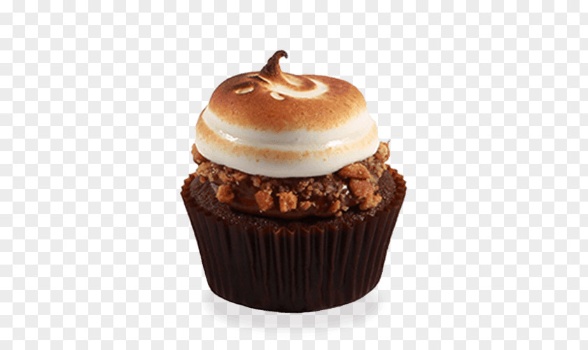 Milk Cupcake S'more Fudge Frosting & Icing PNG