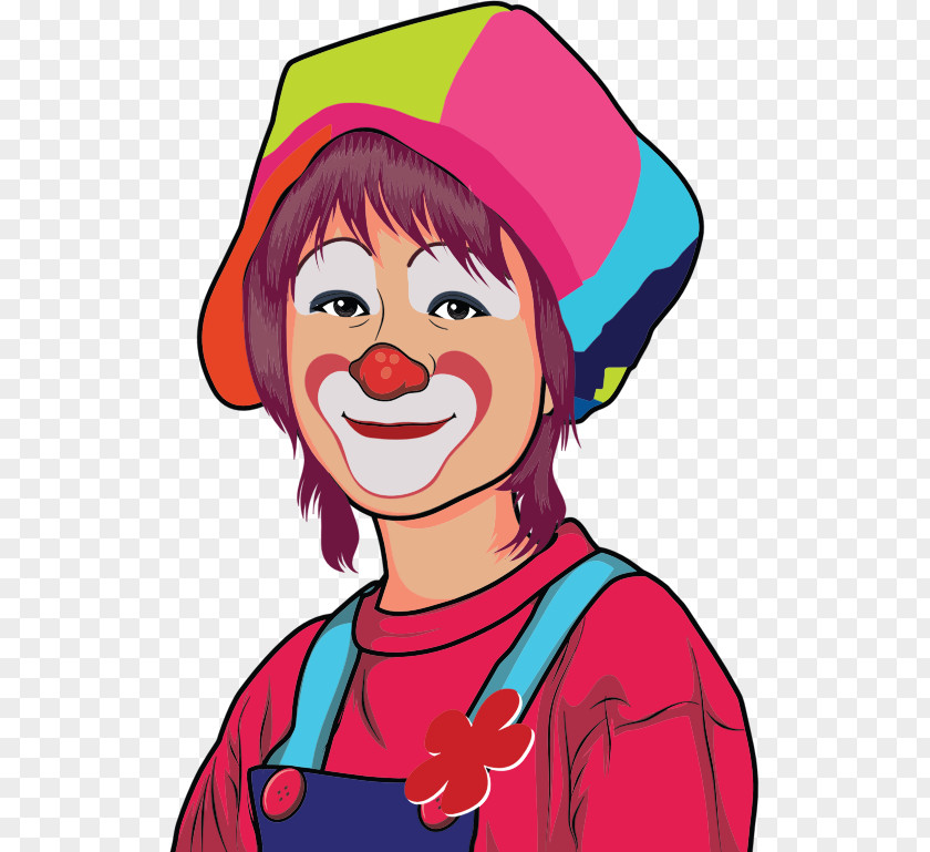 Cartoon Clown Joker Evil Circus PNG