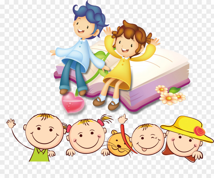 Cute Kids Cartoon Child Clip Art PNG