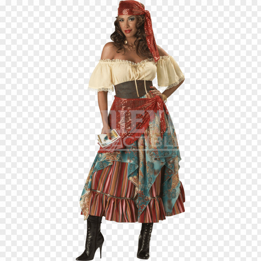 Dress Halloween Costume Romani People Clothing Fortune-telling PNG