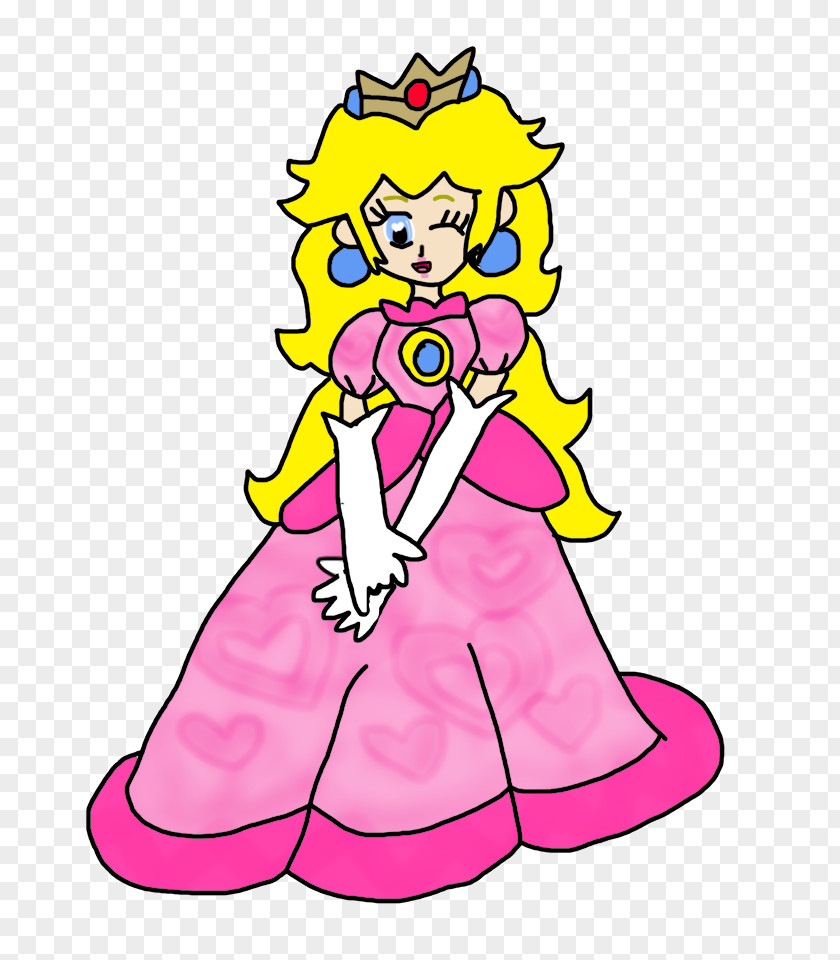 Fairy Tale Mushroom Princess Peach Mario Strikers Charged Character PNG