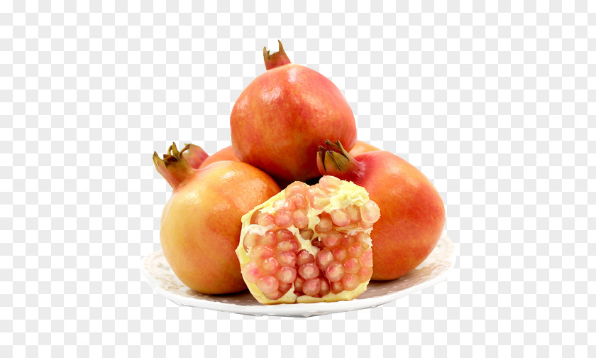 Several Fresh Pomegranate Fruit Mengzi PNG