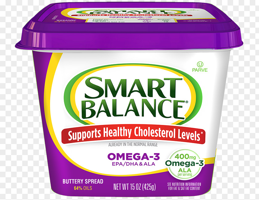 Butter Smart Balance HeartRight Light Buttery Spread With Flaxseed Oil PNG