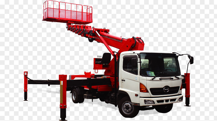 Crane Aerial Work Platform Architectural Engineering Vehicle Terex PNG