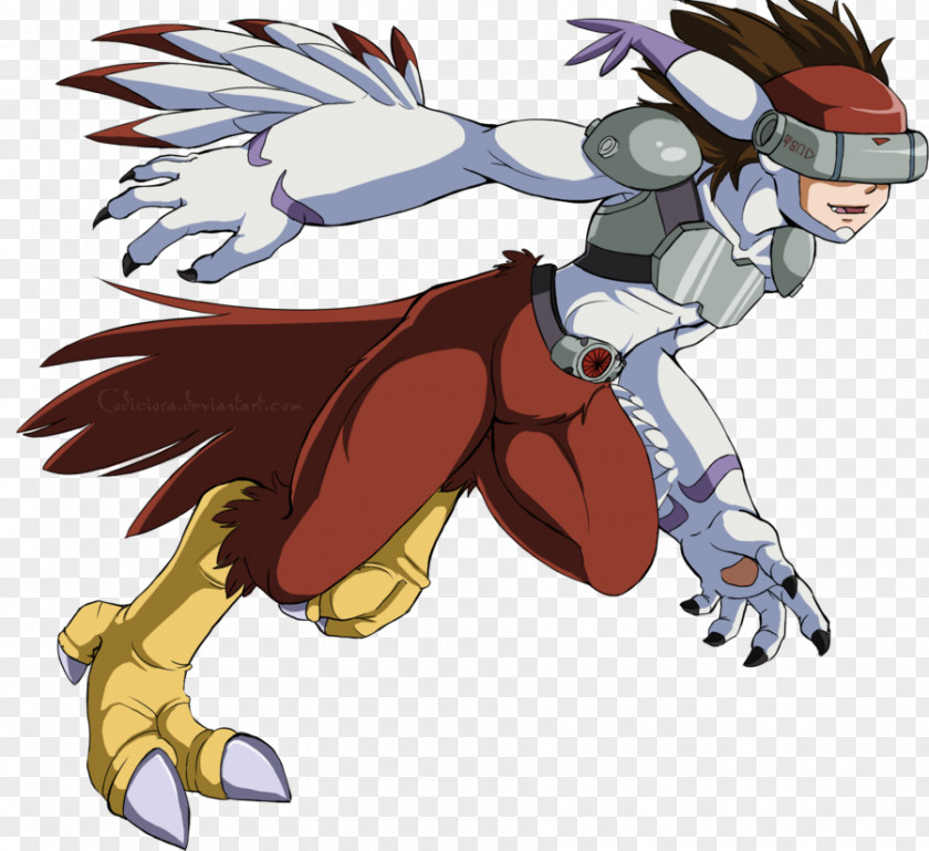 Digimon Gatomon Hawkmon World DS Silphymon PNG