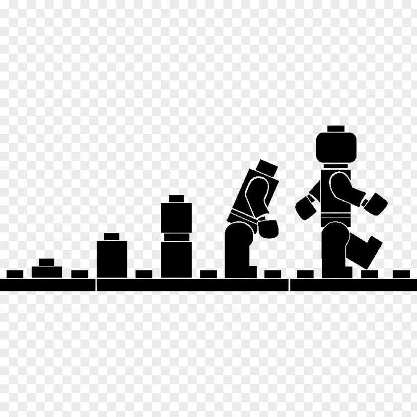 Evolution Wall Decal LEGO Sticker PNG