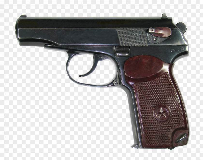 Makarov Handgun Image Pistol 9×18mm Firearm Gun PNG