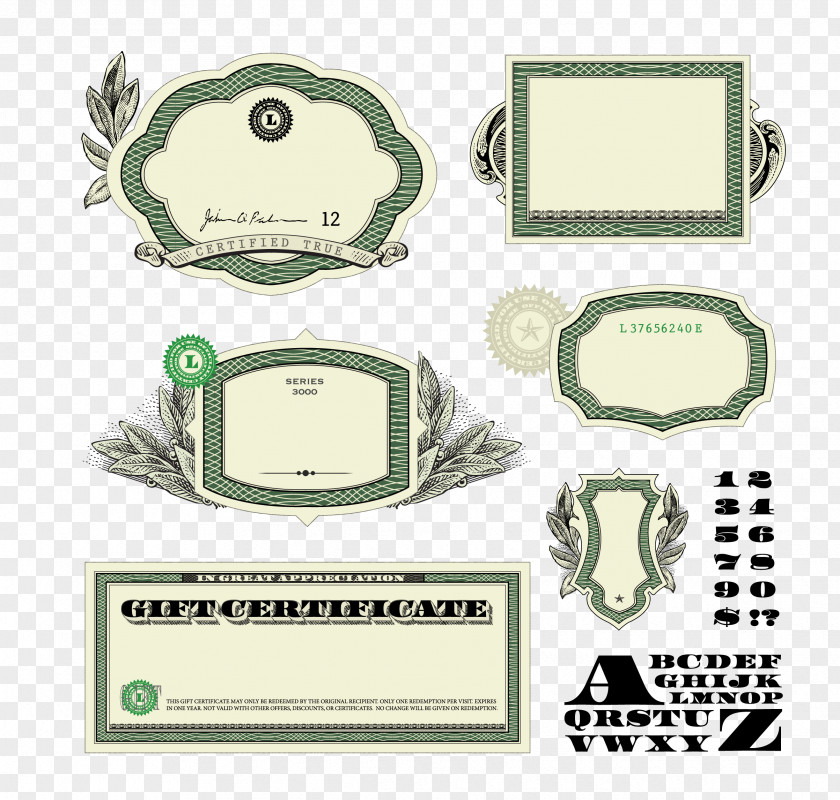 Banknotes Decorative Elements Money Banknote United States Dollar PNG