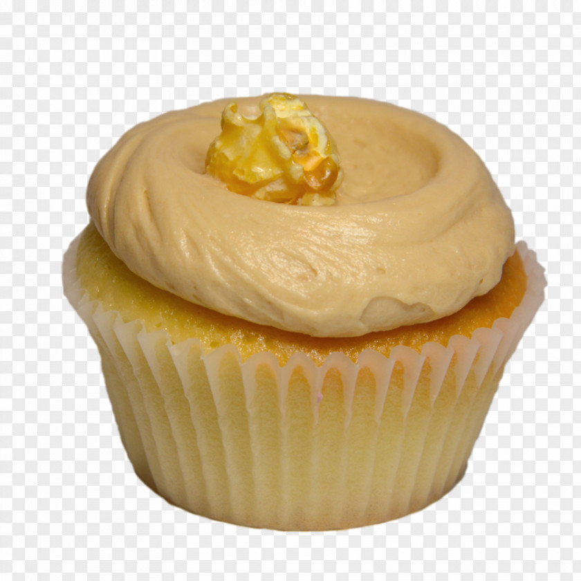 Butterscotch Caramel Buttercream Cupcake Baking Cream Cheese PNG