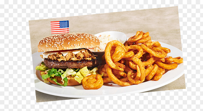 French Fries Cheeseburger Hamburger Chicken Salad Buffalo Burger PNG