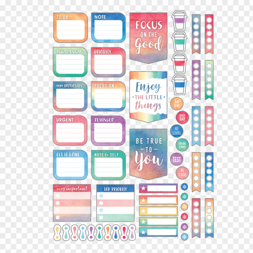 Teacher Watercolor Lesson Plan And Record Book Paper PNG