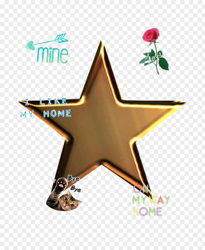 Star GIF Clip Art Image Gold PNG