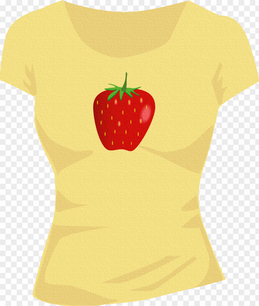 Strawberry T-shirt Neck Font PNG
