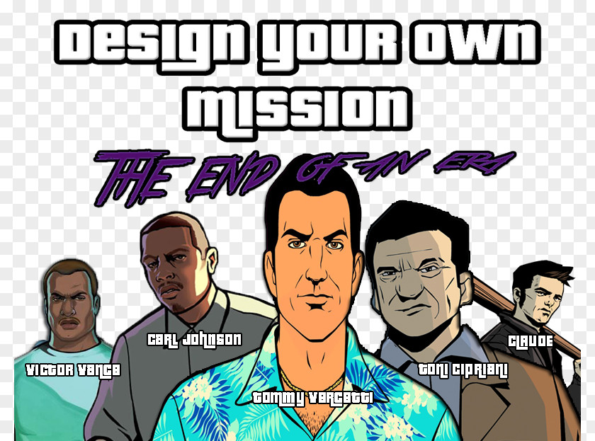 Tommy Vercetti Grand Theft Auto: San Andreas Vice City Stories Carl Johnson Victor Vance Comics PNG