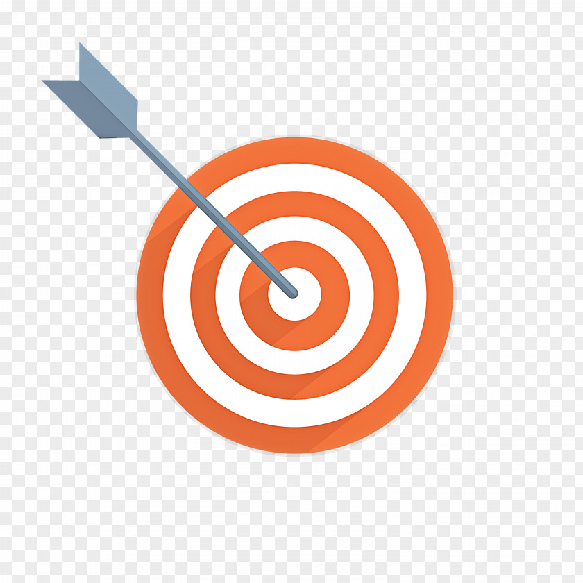 Archery Logo Orange PNG