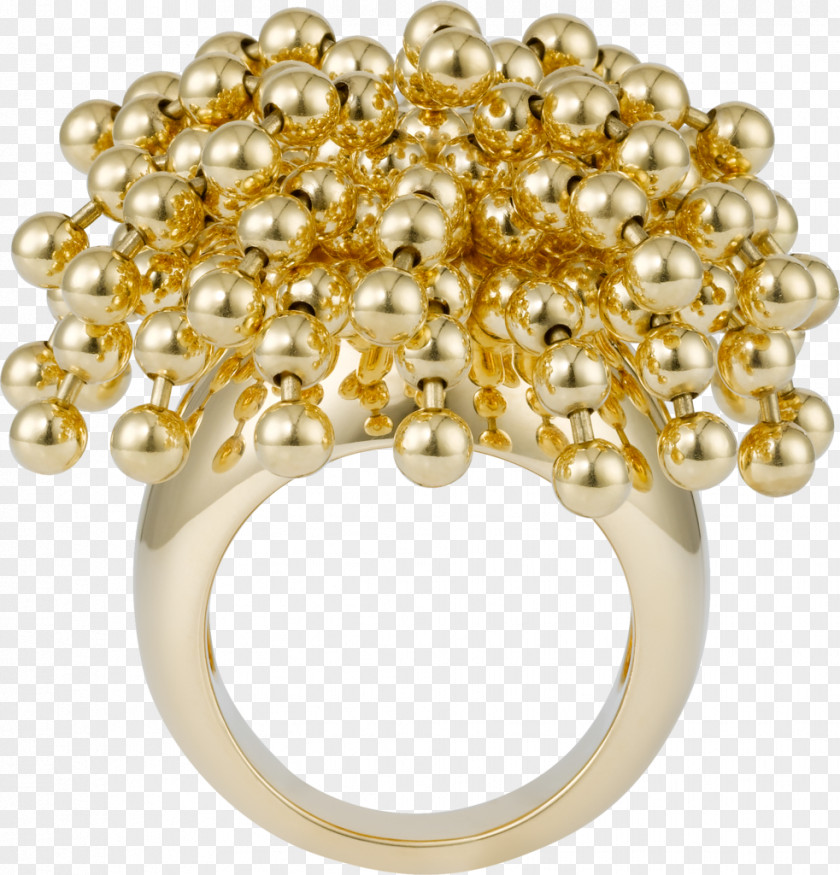 Ring Pinky Cartier Gold Eternity PNG