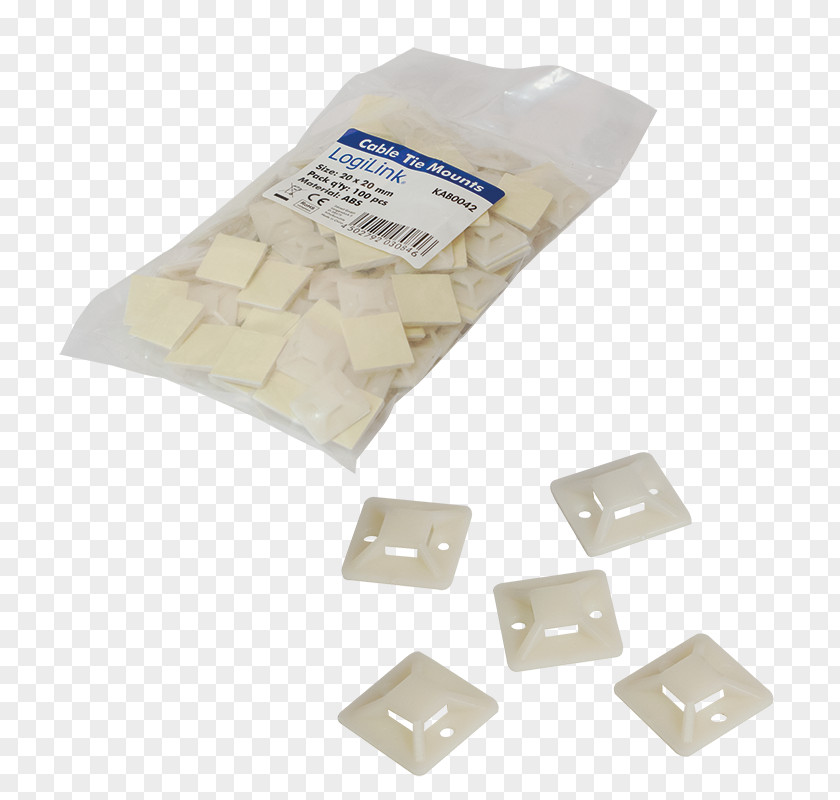 Cable Tie Plastic Adhesive Electrical Klebesockel PNG