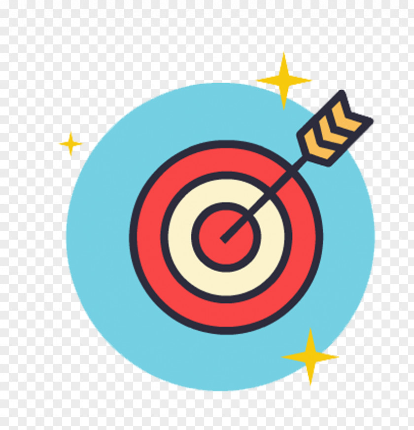 Darts Illustration Bullseye ICO Icon PNG