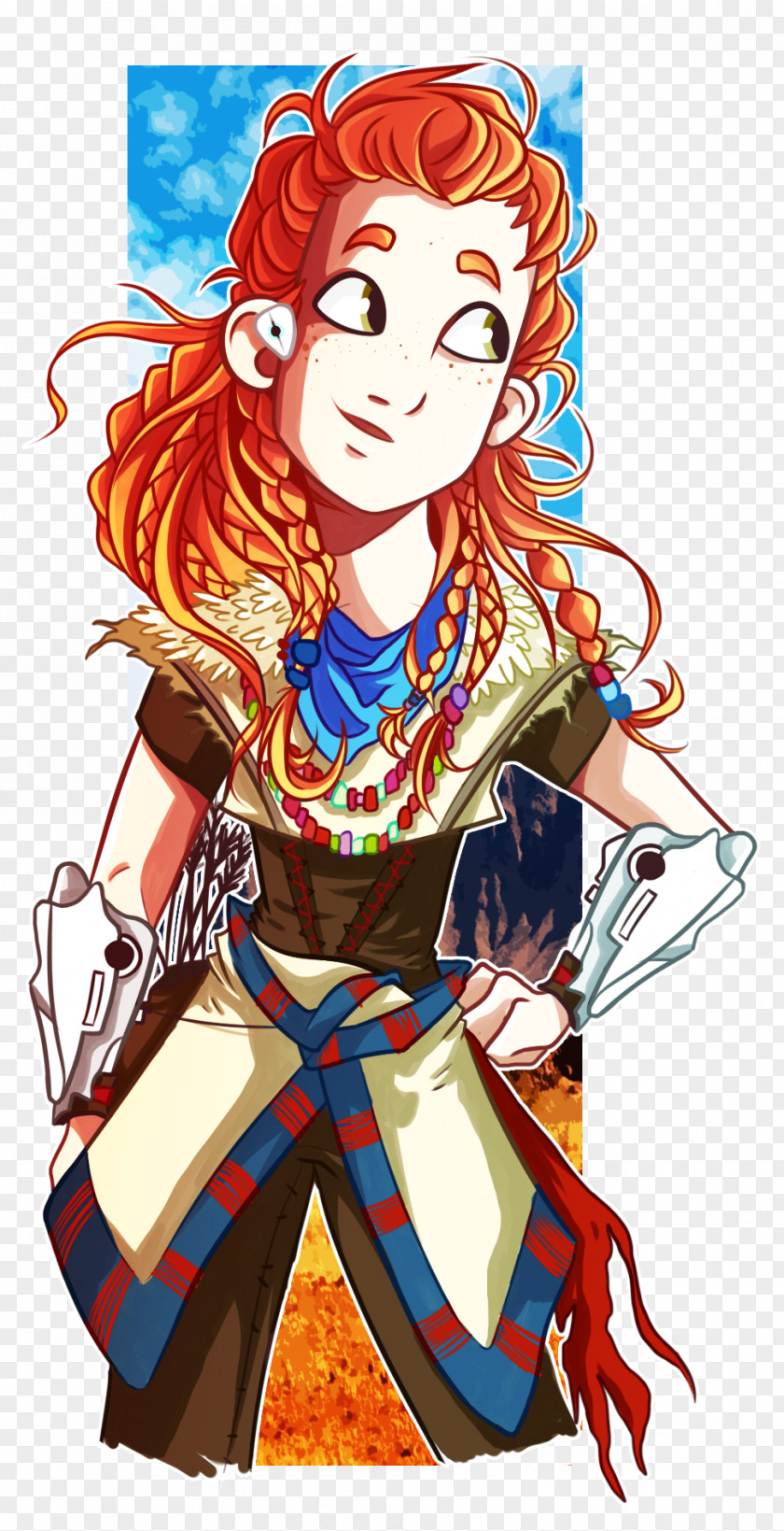 Fan Horizon Zero Dawn Art Aloy PNG