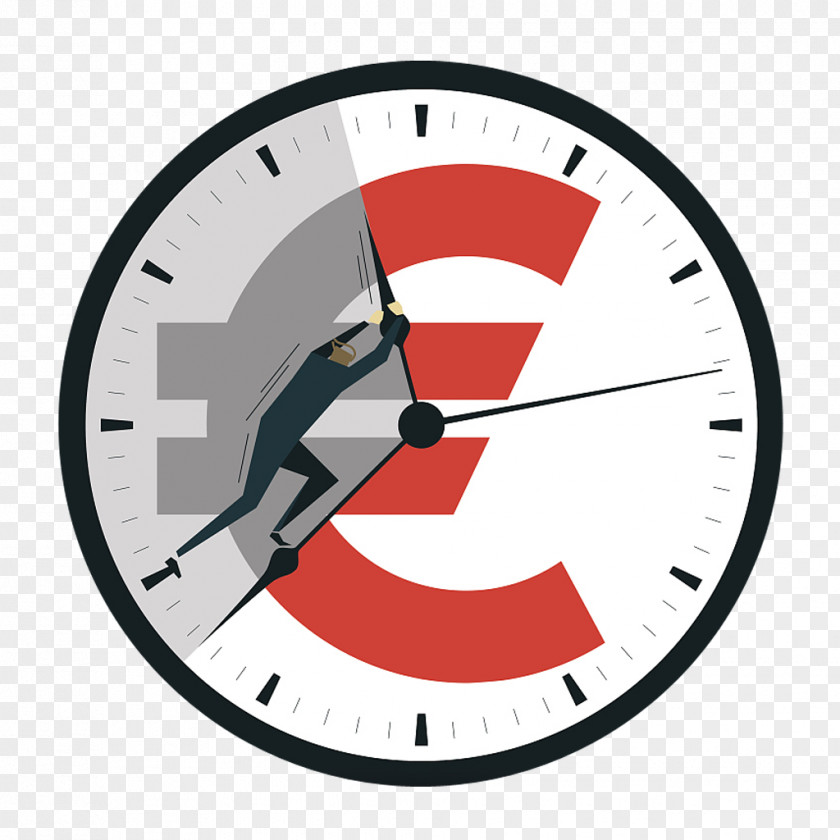 Push The Clock Countdown Time Clip Art PNG