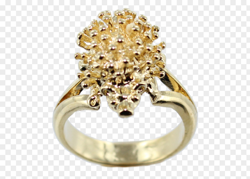 Ring Bijou Chevalière Earring Gold PNG