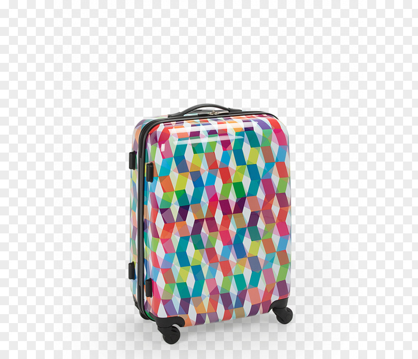 Suitcase Hand Luggage Metallic Color PNG