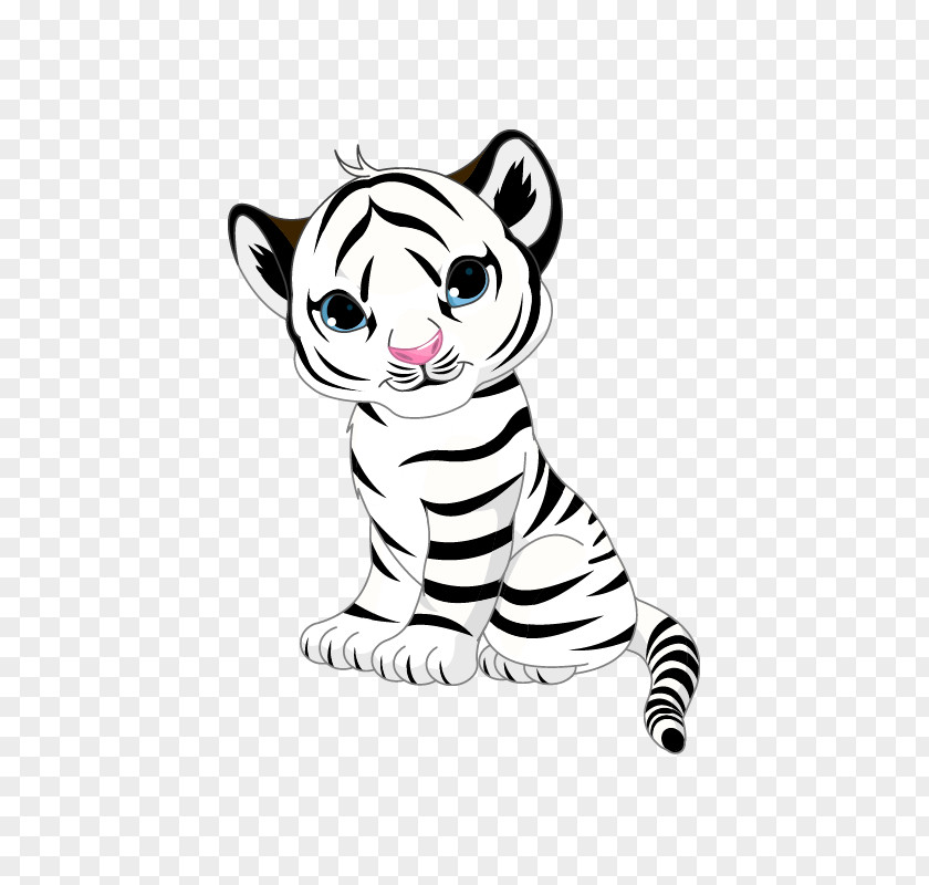 Wall Stickers Decorative Windows White Tiger Bengal Cuteness Clip Art PNG