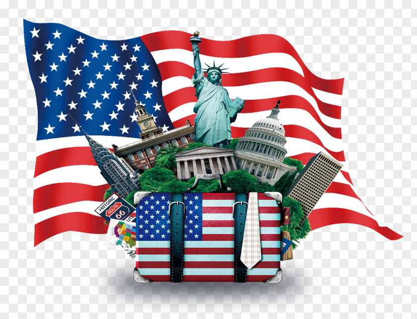 Building American Flag Logo Bags Of The United States Clip Art PNG