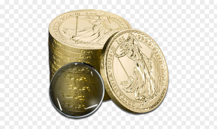 Coin Bullion Britannia Gold Royal Mint PNG